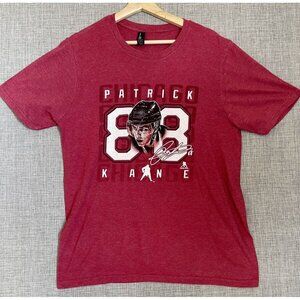 Chicago Blackhawks Patrick Kane Shirt Mens Large #88 NHLPA Hockey Red NHL